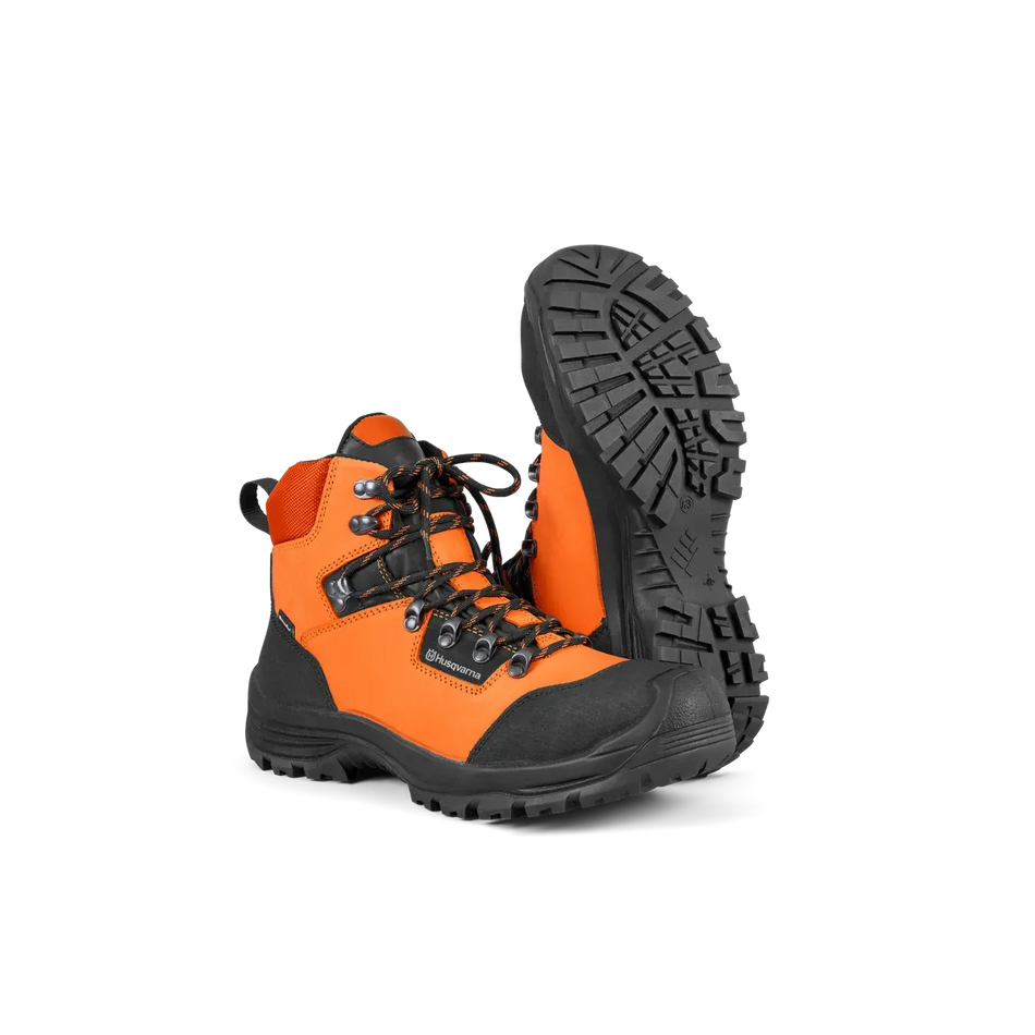 Husqvarna Technical Light Protective Leather Boots - Suitable for park and garden work in all weather conditions.