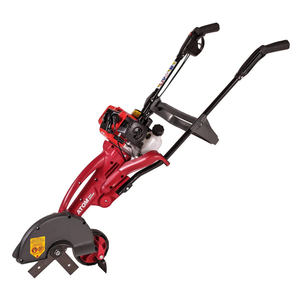 Atom-Atom 582 Pro 2-Stroke Edger - 33cc Mitsubhishi TLE33. Low fuel consumption. Anti-vibration system-Lawn Edger-