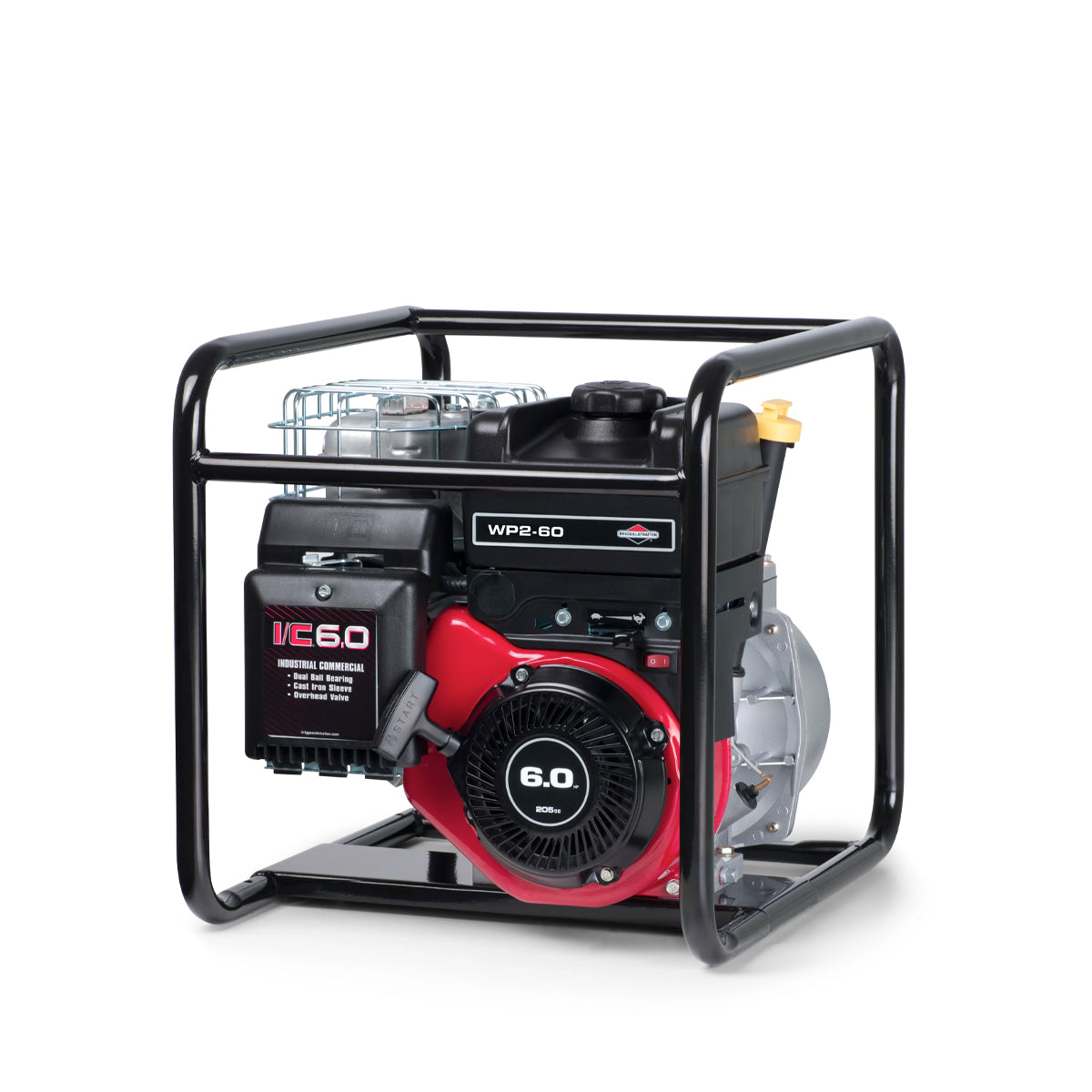 Briggs & Stratton-Briggs & Stratton B&S WP2 - 60 Transfer Pump - Intek™ I/C 6HP, Flow Rate 600 L/min, 2" Pump (50mm), self-priming-Water Pump-
