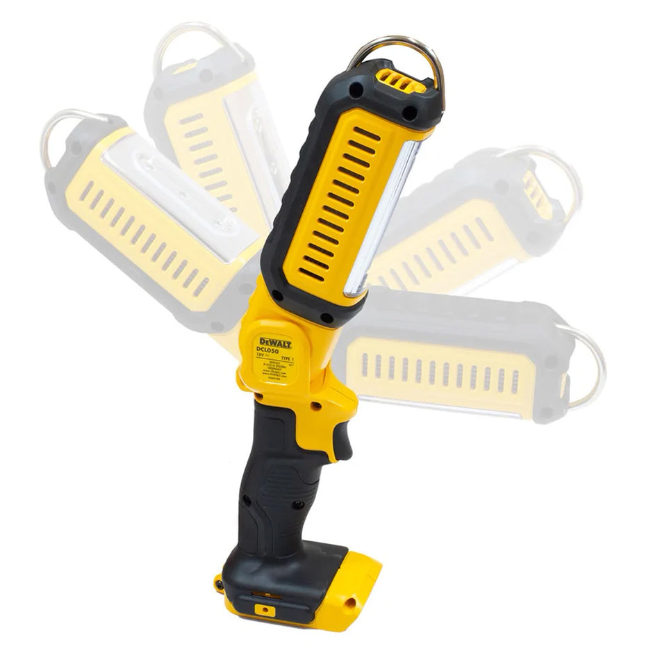 DeWALT-DeWALT 18V XR LED Pivot Task Light - Portable illumination, customisable power options, versatile design-Task Light-