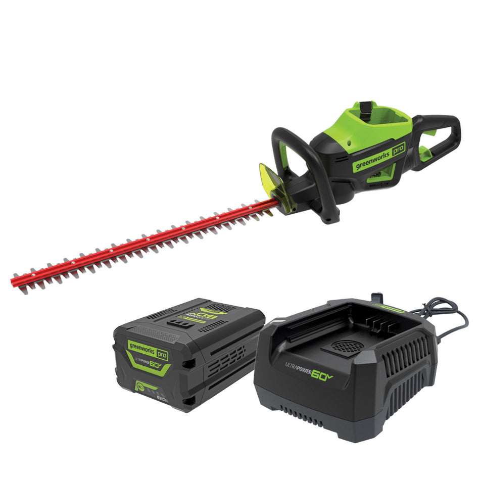 Greenworks-Greenworks 60V Hedge Trimmer Kit - Greenworks 60V Hedge Trimmer kit-Battery Hedge Trimmer Kit-