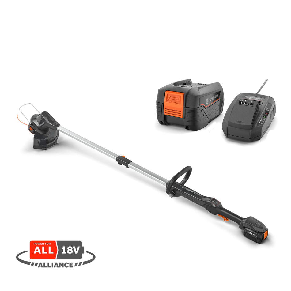 Husqvarna-Husqvarna Aspire T28 18V Grass Trimmer Kit - Lightweight domestic 18V Battery Trimmer Kt!-Battery Trimmer Kit-