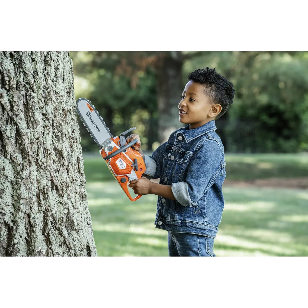 Husqvarna-Husqvarna Toy Chainsaw - Batteries NOT Included-Toy Chainsaw-