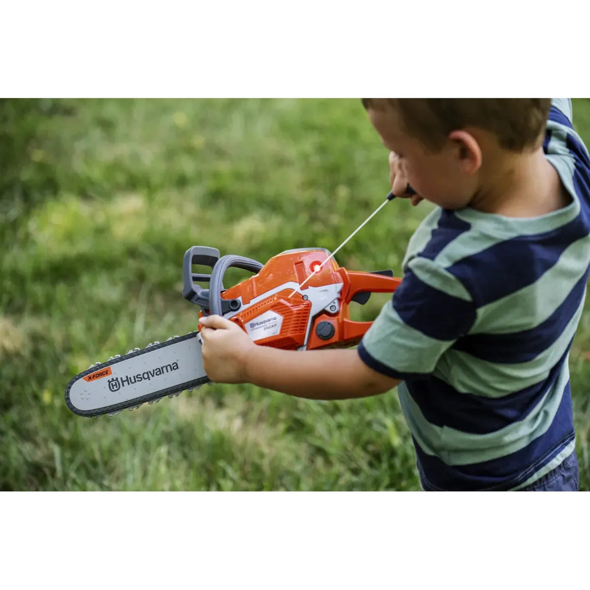 Husqvarna-Husqvarna Toy Chainsaw - Batteries NOT Included-Toy Chainsaw-