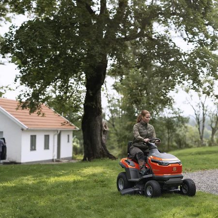 Husqvarna-Husqvarna TS 100i Battery Garden Tractor - Dynamic mowing, 100% battery powered, Ergonomic controls-Domestic Ride On Mower-