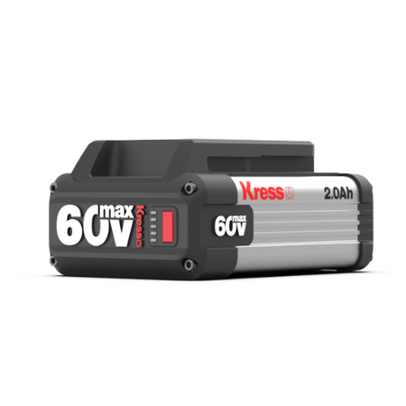 Kress-Kress 60V 2Ah Battery - Delivers exceptional power and performance for large yards.-Battery-