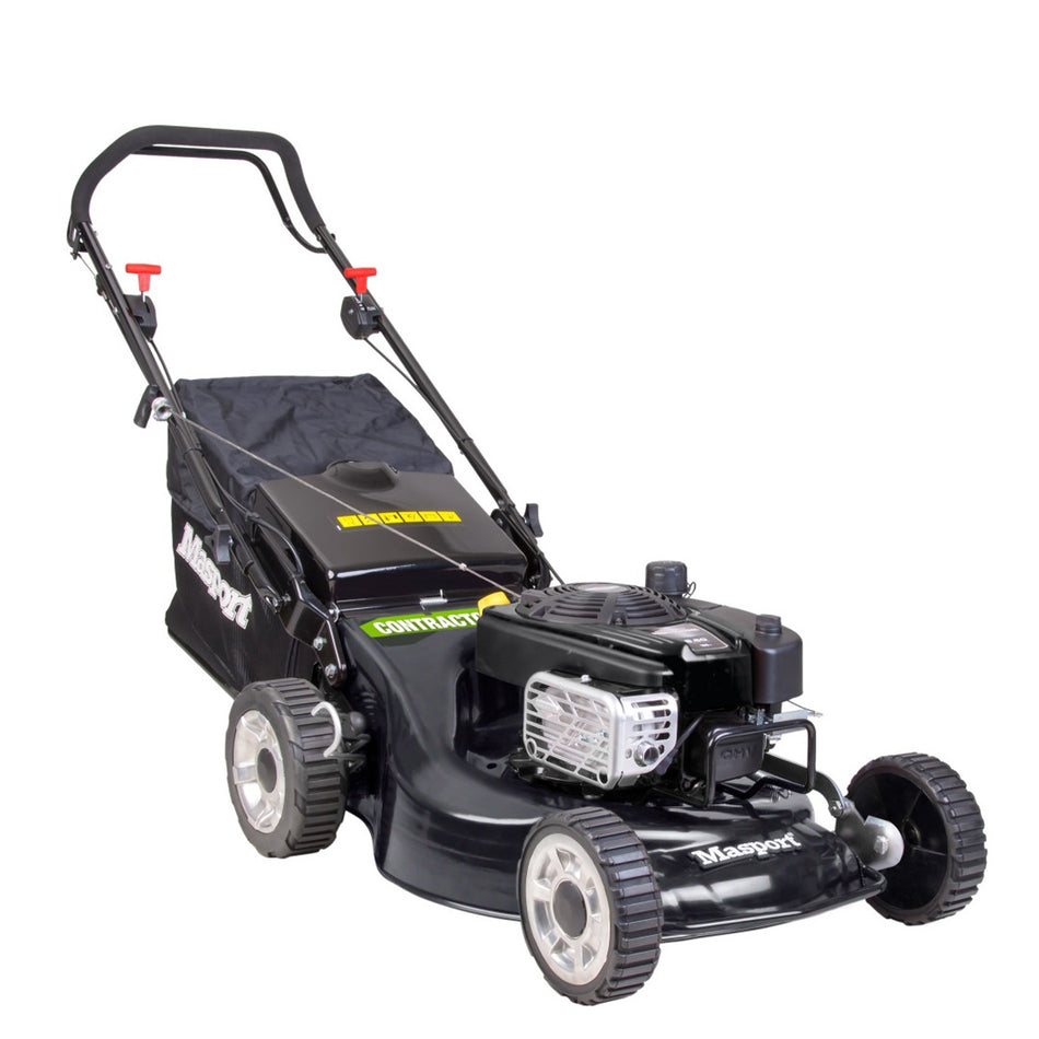 Masport-Masport 900ST Contractor S21 SP 3'n1 - Commercial Briggs 190cc 850 series engine, 21" cut, Quadcut, Self-propelled-Lawn Mower-