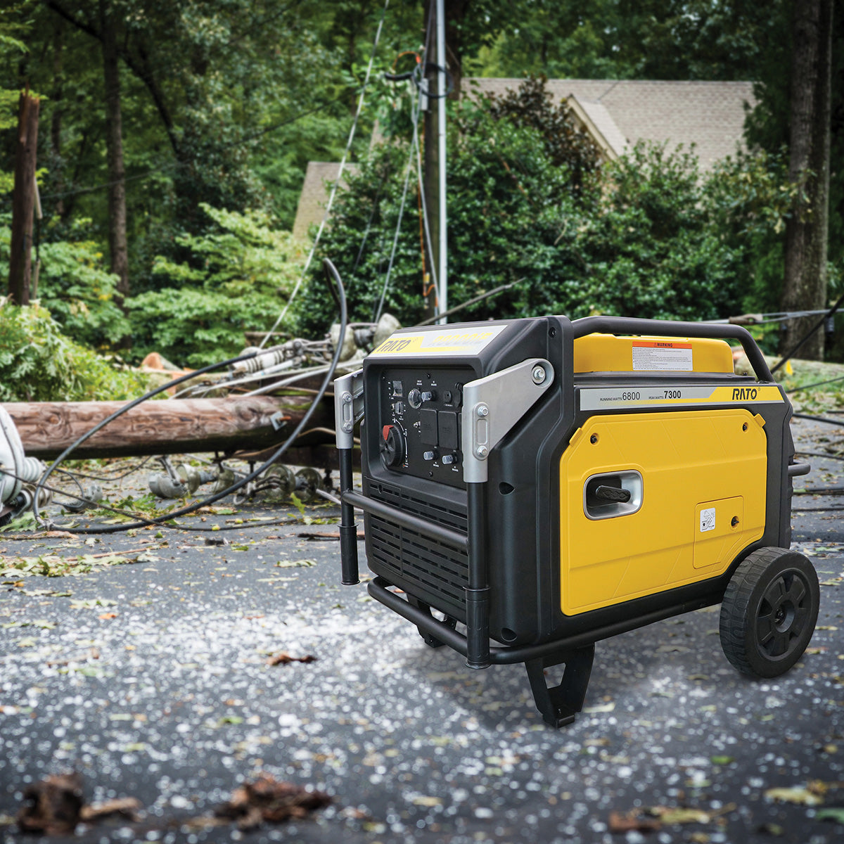 RATO-RATO R6000iE 5.5kW Generator - Electric start, 5.5kW output, 6 hours operation-Generator-