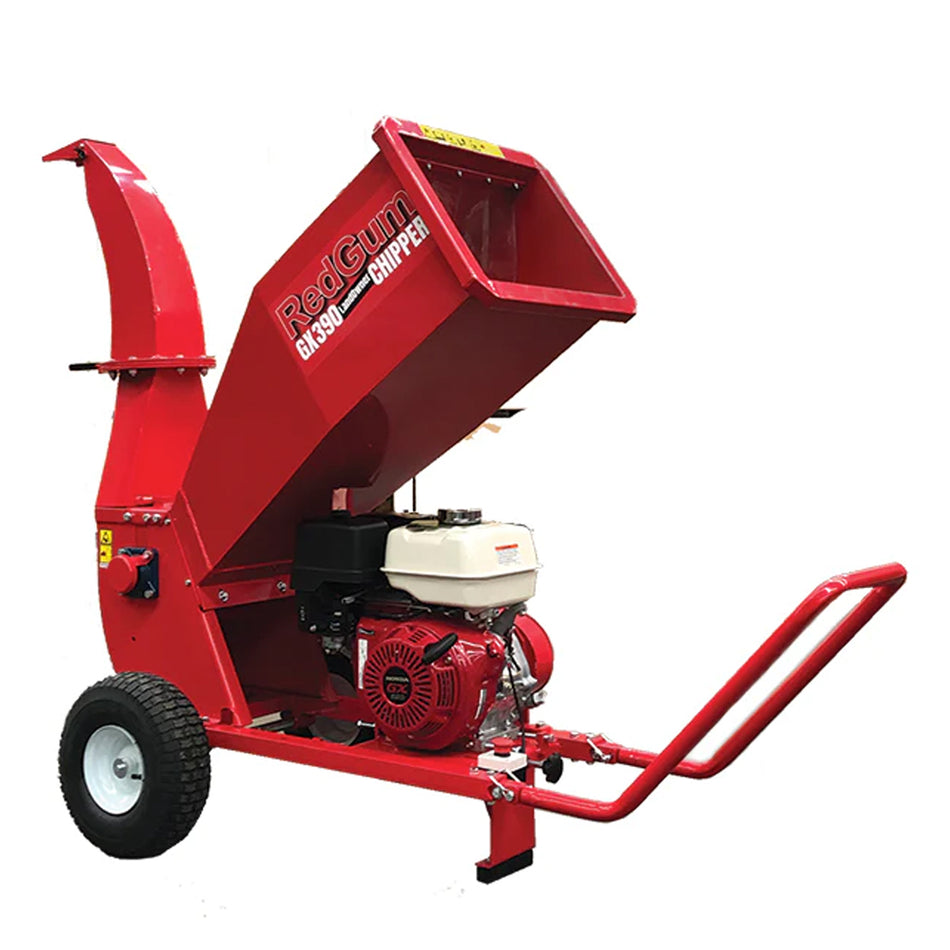 RedGum-RedGum GX390 Landowner Chipper - SAVE $100! Powered by Honda GX390, 90mm chipping capacity, with Warranty!-Chipper-