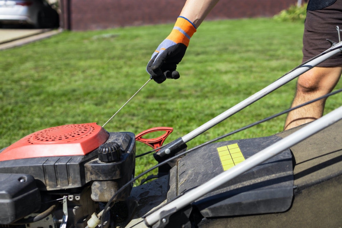 Help-My Lawn Mowers Hand Pull Is Stuck!