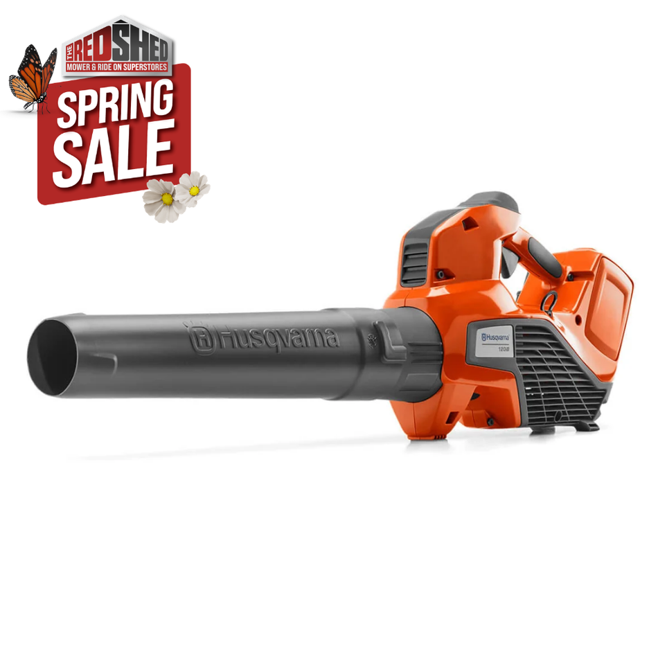 Husqvarna 120iB Battery Blower - Compact easy-to-use leaf blower.