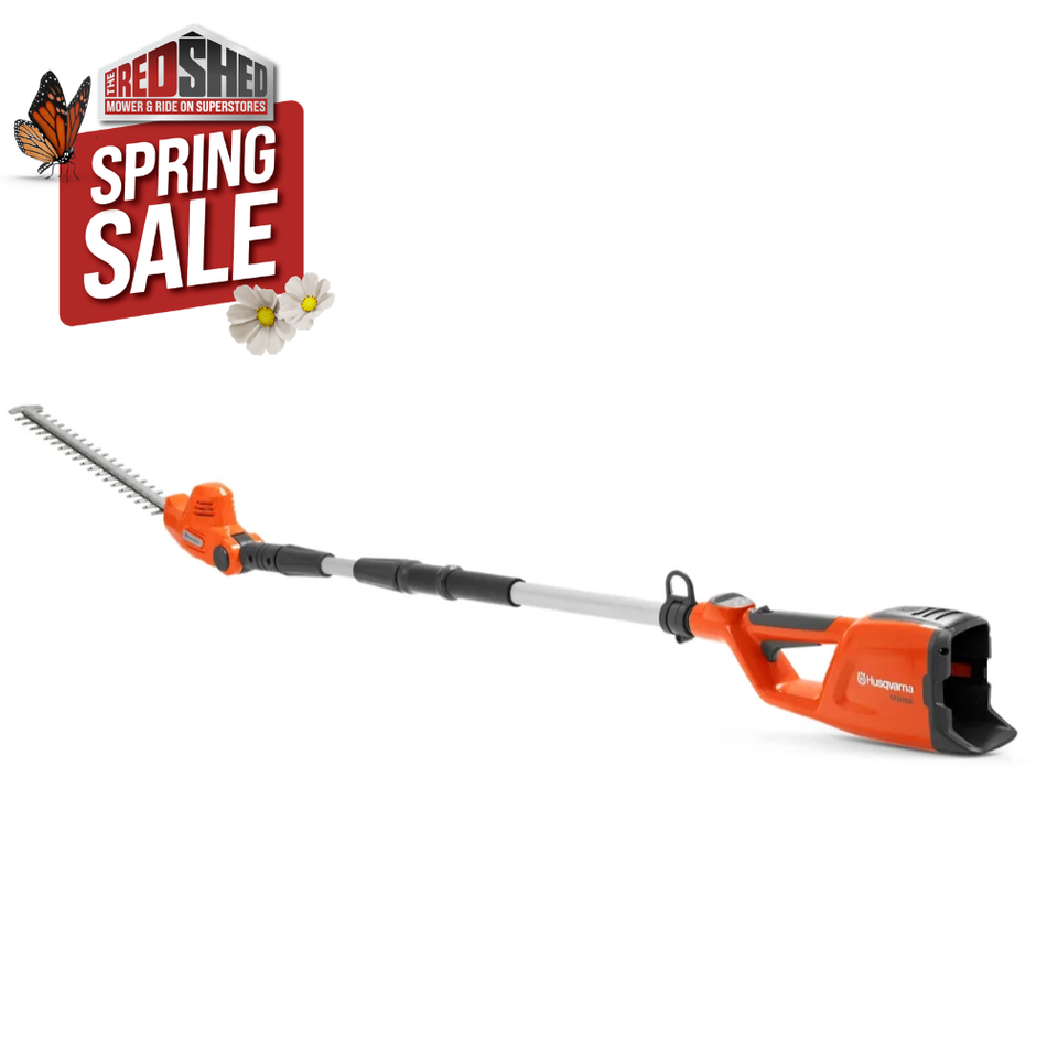 Husqvarna 120iTK4-H Hedge Trimmer - Versatile hedge trimmer with long reach and adjustable cutting position