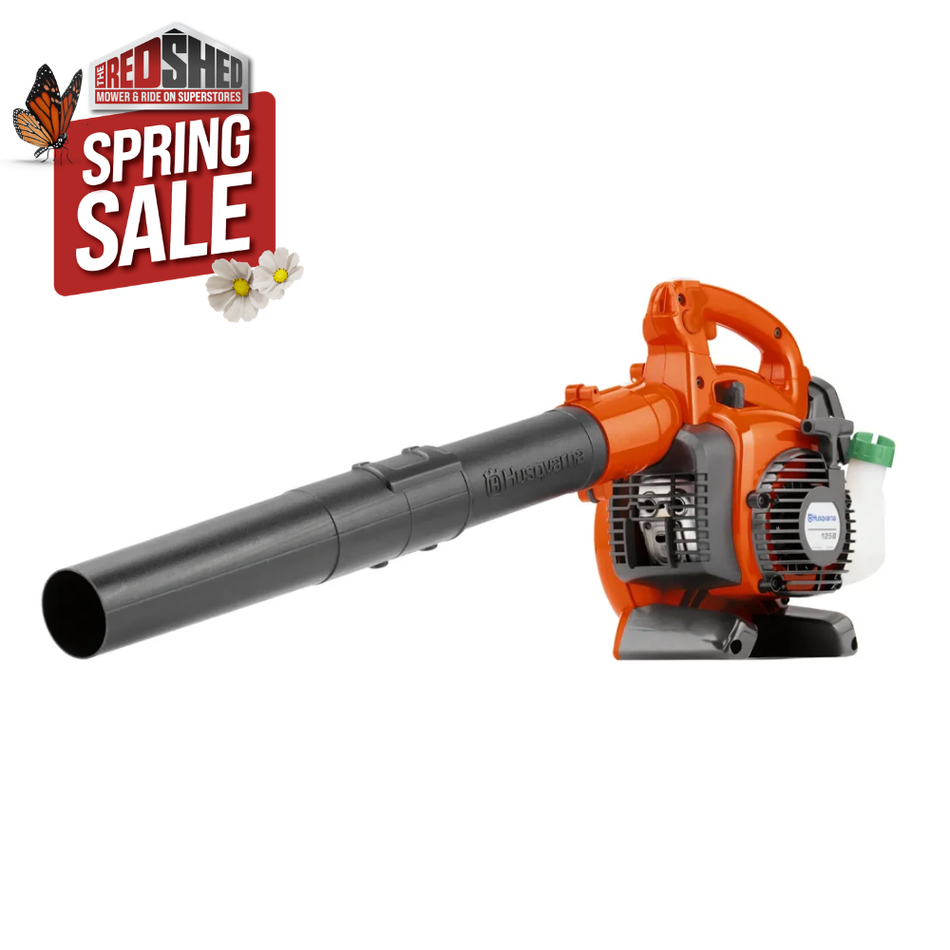 Husqvarna 125B Blower - Great price on this Husqvarna 28cc blower. Air Speed 274 km/hr.
