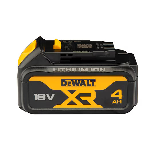 DeWALT 18V XR 4Ah Battery - Compatible with all DEWALT XR Li-Ion 18V Tools.