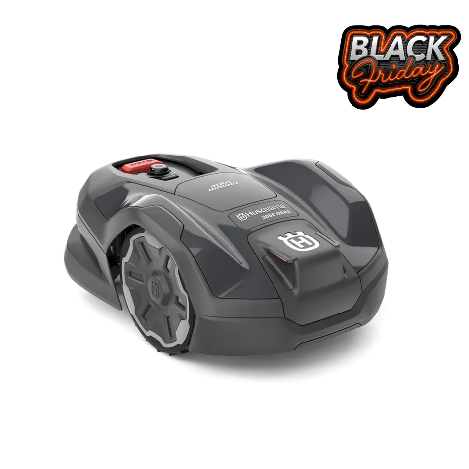 Husqvarna Automower® 305E NERA - Robotic mower that trims the edges, for small to midsize lawns.