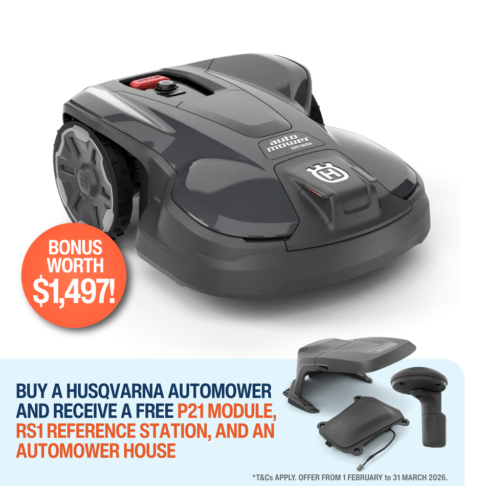 Husqvarna Automower® 320 NERA - Robotic mower with high terrain performance for lawns up to 2200 m²