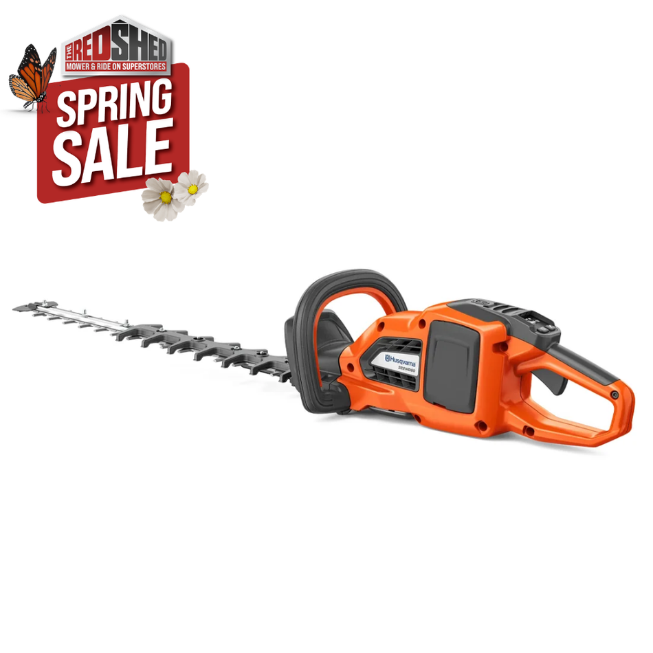 Husqvarna 322iHD60 Hedge Trimmer - Powerful battery hedge trimmer for demanding gardening work.