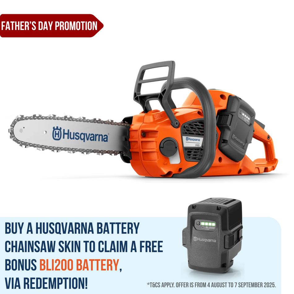 Husqvarna 340i Battery Chainsaw - 14" - 36V Battery chainsaw