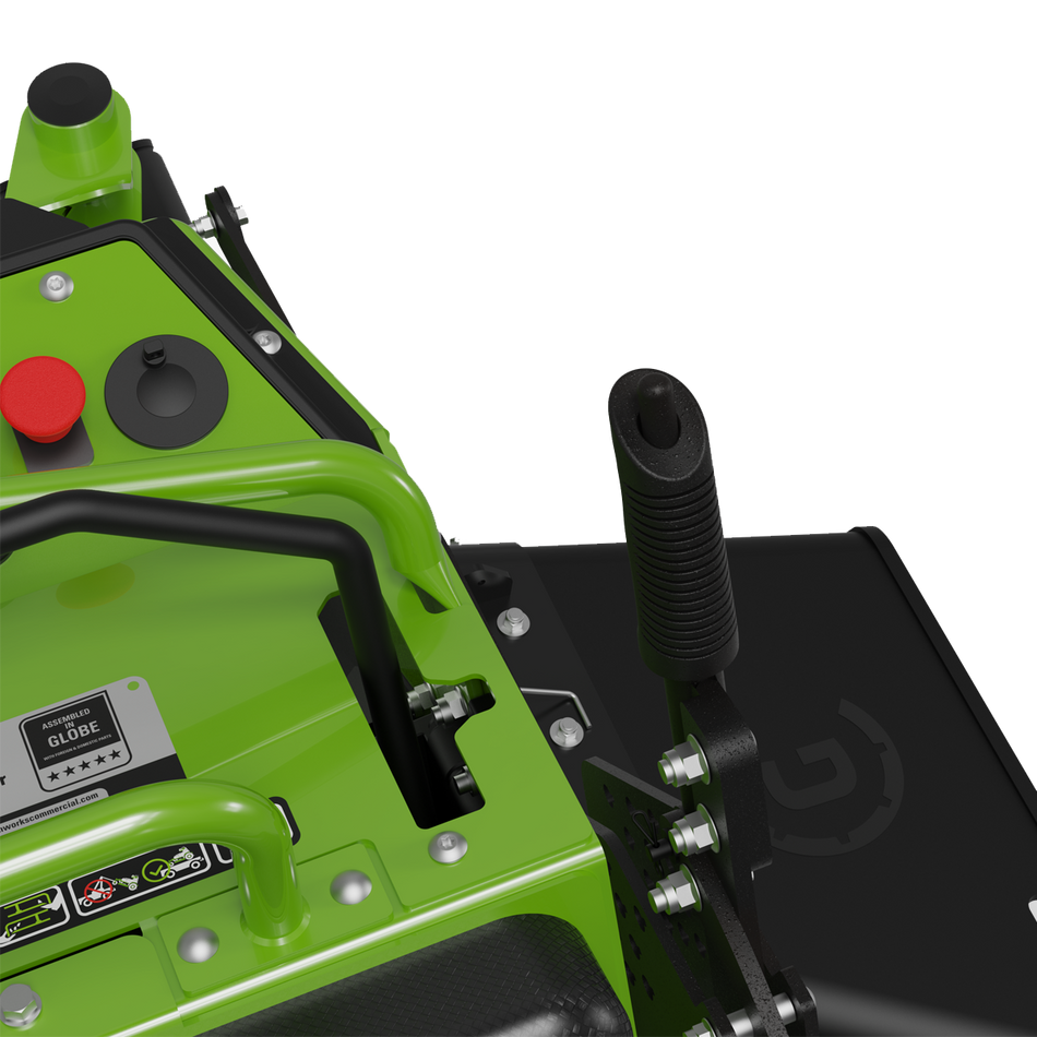 Greenworks 82V OptimusZ 36" Stand-On Zero Turn Mower (8kWh) - Maintain peak driving performance and comfort on various terrain type.