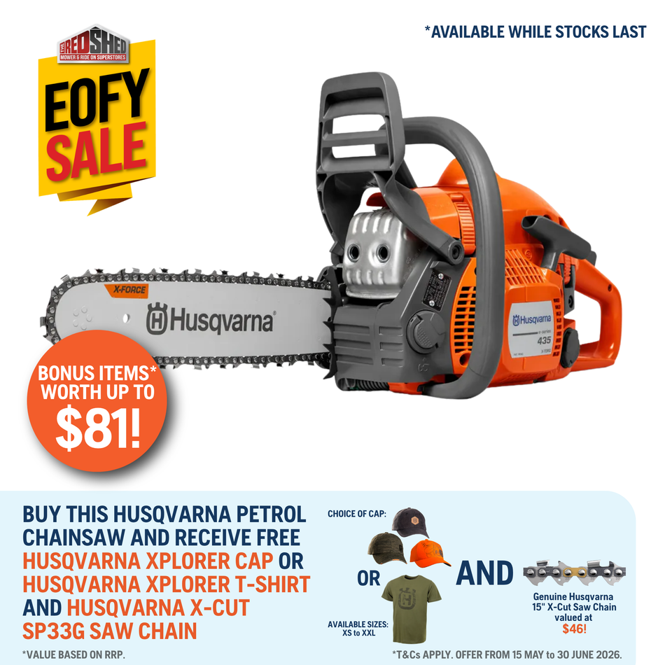 Husqvarna 435e II Saw - Powerful 40.9cc engine and 15" / 16" bar