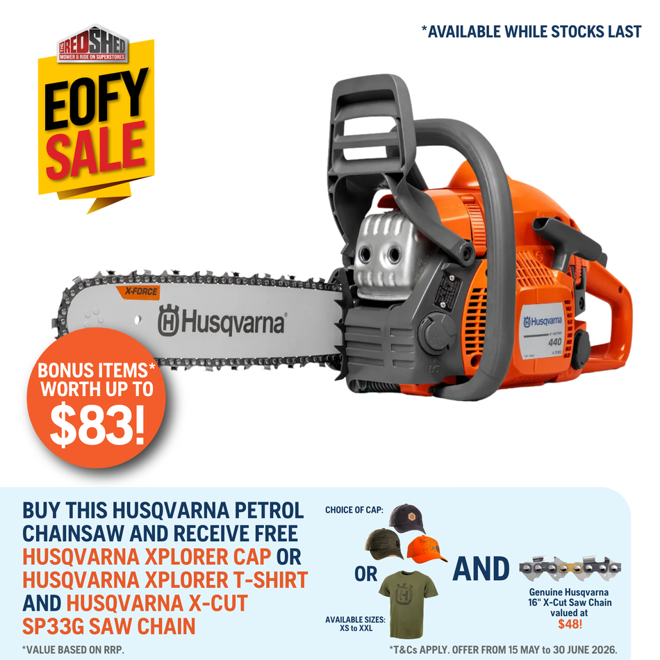 Husqvarna 440e II Saw - 16" bar, 40.9cc saw built for Heavy Duty use
