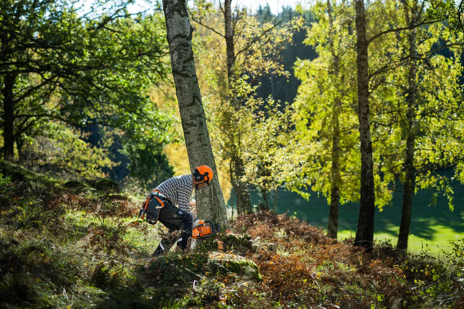 Husqvarna 450S Chainsaw - Powerful and Robust chainsaw with Smart Start®. You will feel the power, not the weight.