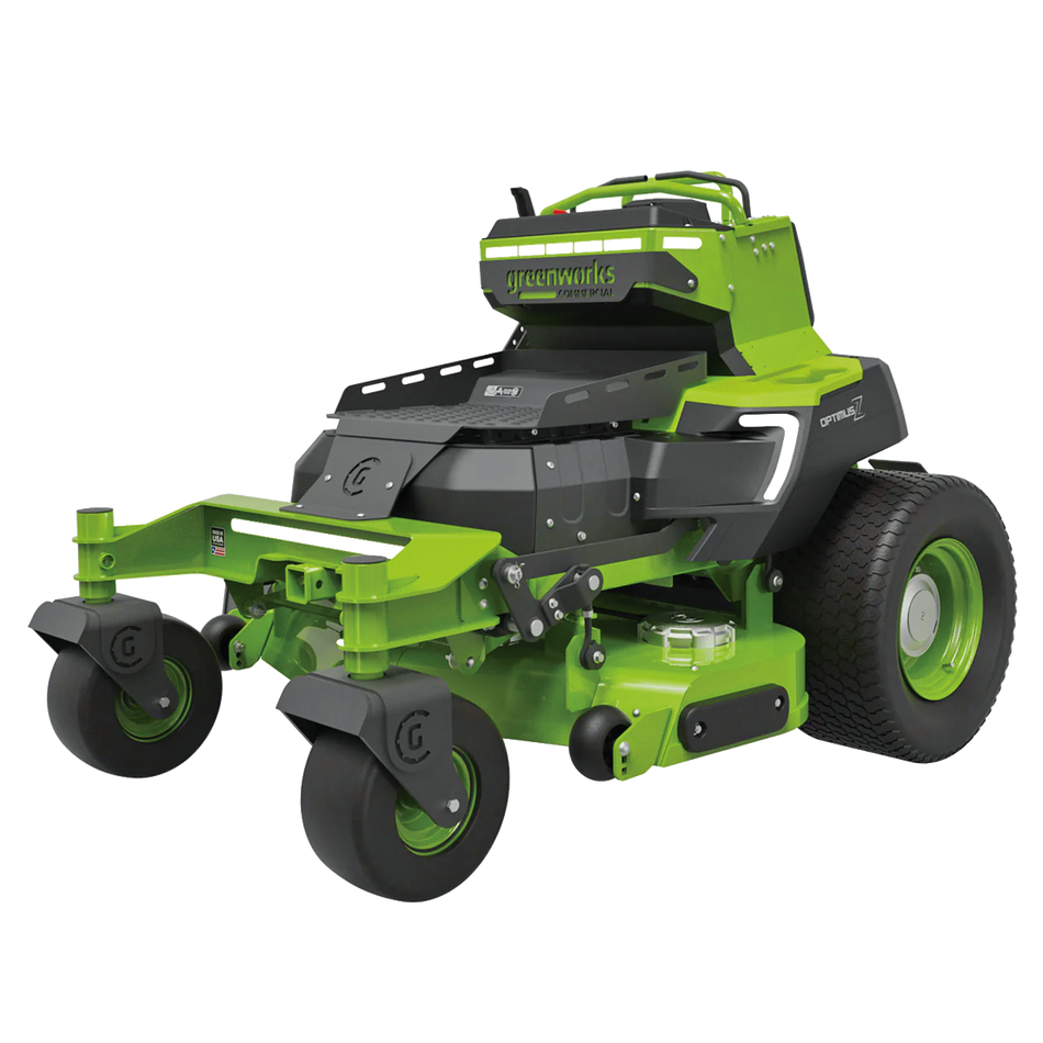 Greenworks 82V OptimusZ 48" Stand-On Zero Turn Mower (24kWh) - Provides intelligent power transfer.