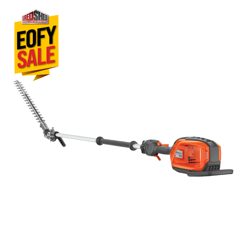 Husqvarna 525iHE4 Battery Hedge Trimmer - Battery-powered pole hedge trimmer with 4m reach and adjustable cutter bar