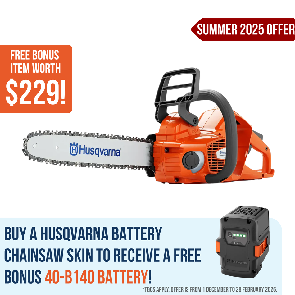 Husqvarna 535iXP Battery Chainsaw - 14" Chainsaw with Li-Ion Battery with 2.6 kg weight and 20 m/s speed