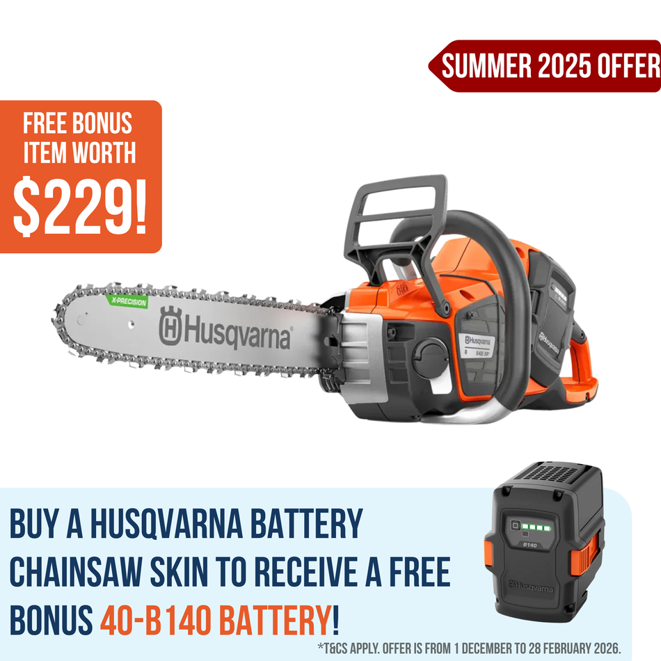 Husqvarna 542iXP Battery Chainsaw - 36V Professional Battery Saw with 16in Bar, outstanding cutting capacity!