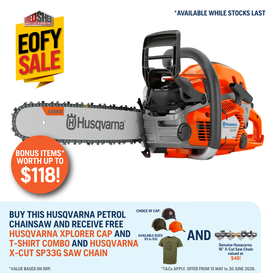 Husqvarna 550XP II Chainsaw - High-performance 50cc chainsaw for professional forestry and tree care.