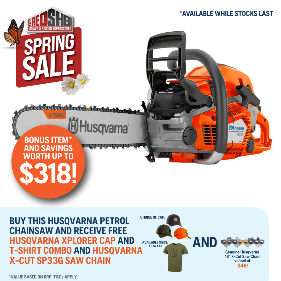 Husqvarna 550XP II Chainsaw - High-performance 50cc chainsaw for professional forestry and tree care.
