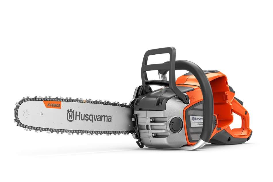 Husqvarna 550i XP® Battery Chainsaw - Power or agility, a professional chainsaw with two battery options.