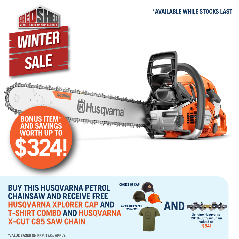 Husqvarna 562XP Mark-II Chainsaw - UPGRADED MODEL - High-performance 60cc chainsaw for professional hardwood forestry