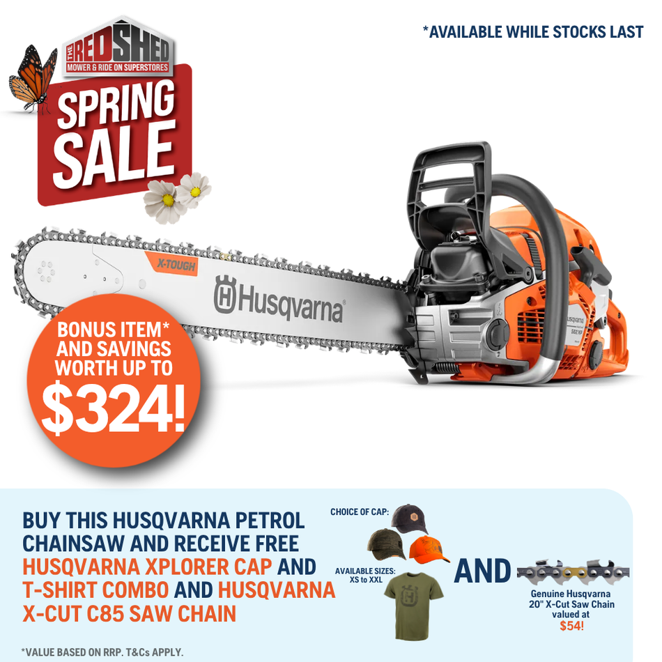 Husqvarna 562XP Mark-II Chainsaw - UPGRADED MODEL - High-performance 60cc chainsaw for professional hardwood forestry