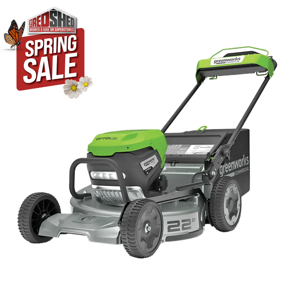 Greenworks ATM22 82V 22in SP Lawn Mower [2504307AU] - 22in commercial self-propelled mower with 82V battery power