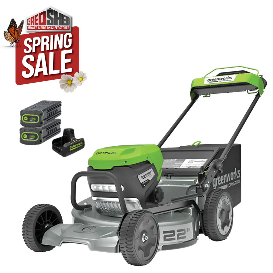 Greenworks ATM22 82V 22in SP Mower Kit [2504307AU-KIT] - 22in commercial self-propelled mower with 82V battery power kit