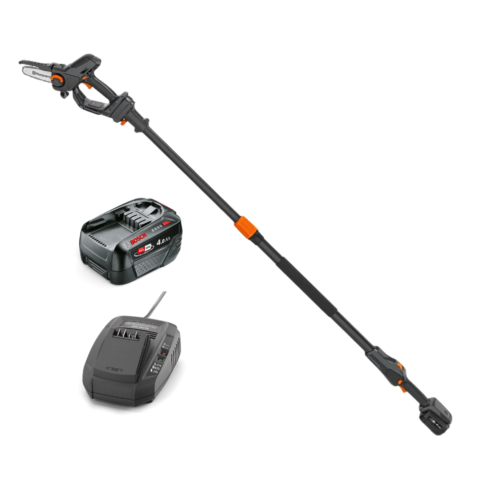 Husqvarna Aspire PE5 18V Pruner + Pole - 18V handheld pruner with 1.7m adjustable extension pole - cuts upto 75mm!