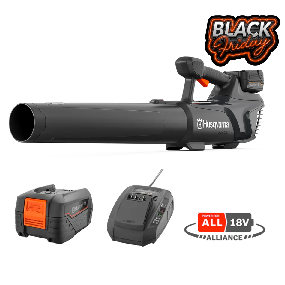 Husqvarna Aspire B8X-P4A 18V Blower - Lightweight & easy-to-use domestic 18v battery blower!