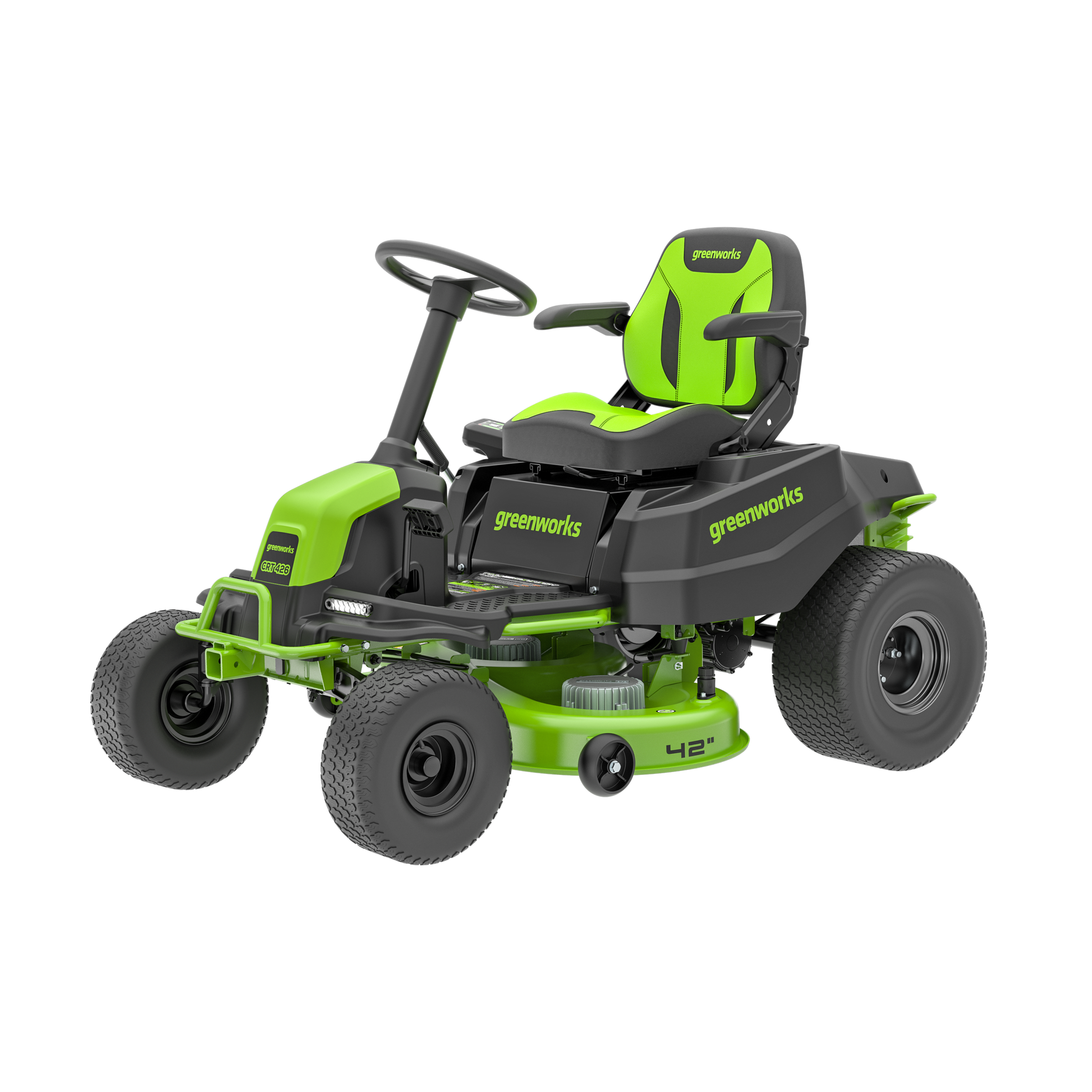 Greenworks CRT426 60V Gen 1.5 42″ Ride-On Mower [7405607AU] – The