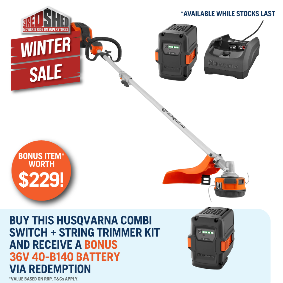 Husqvarna Combi Switch + String Trimmer 330iKL Kit