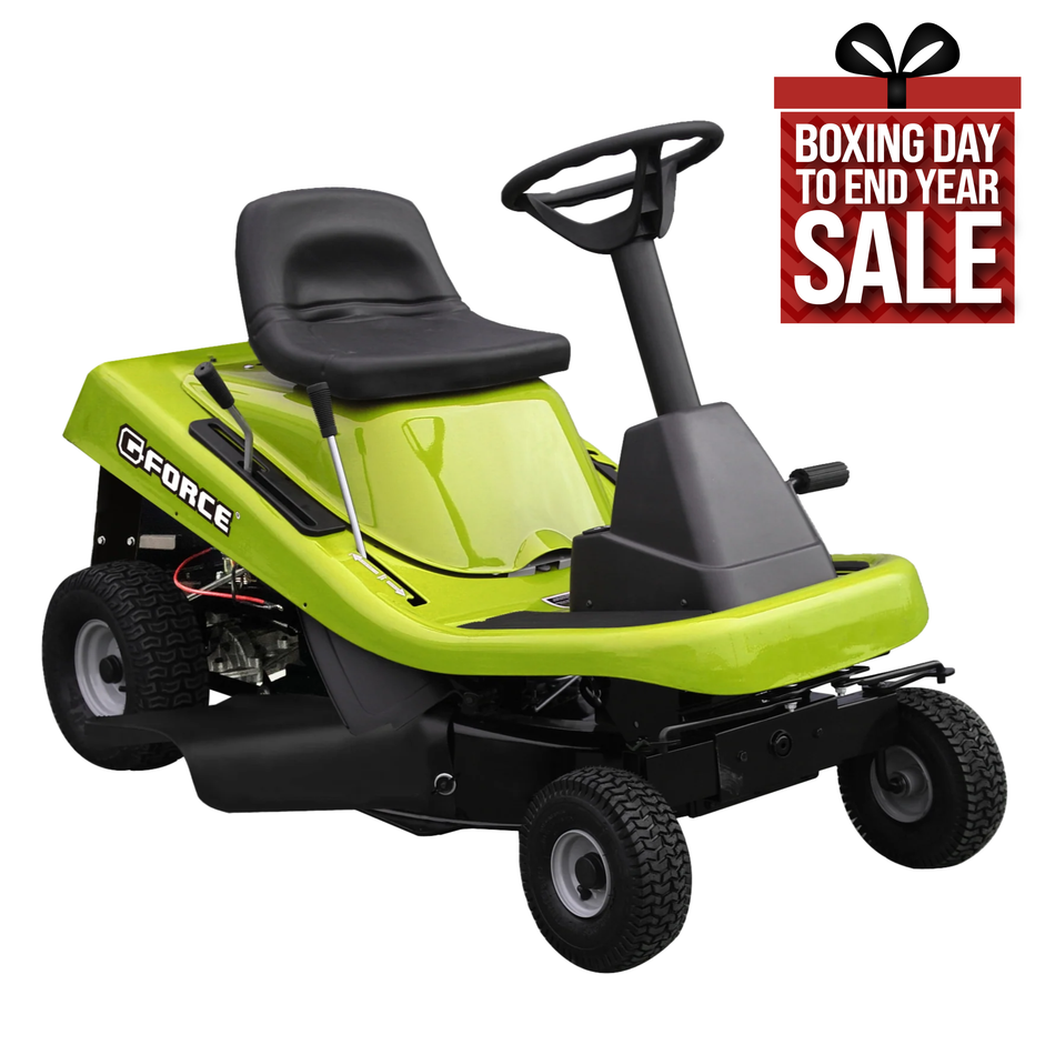 G-Force GLR-30H Ride-On Mower - Powerful 432cc OHV engine and a wide 750mm cutting width
