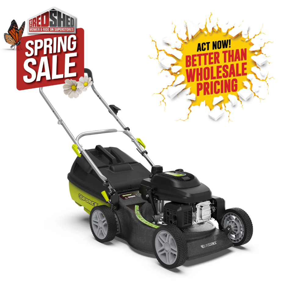 G-Force GZ-X196 18inch 196cc Push Mower - great buy at this price!