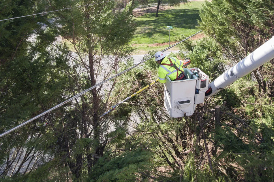 Husqvarna 525iDEPS MADSAW - The industry’s first and only dielectric battery-powered pole saw