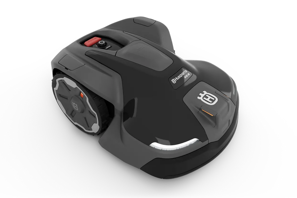 Husqvarna Automower® 410 iQ - Precision lawn care, reimagined – up to 0.5 acres / 2,000 m² capacity.