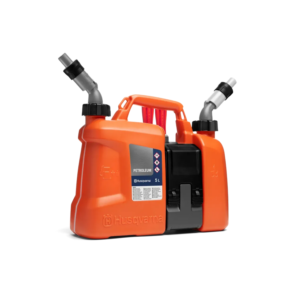 Husqvarna Combi Can 5 + 2.5L - Refuel without splash or waste.