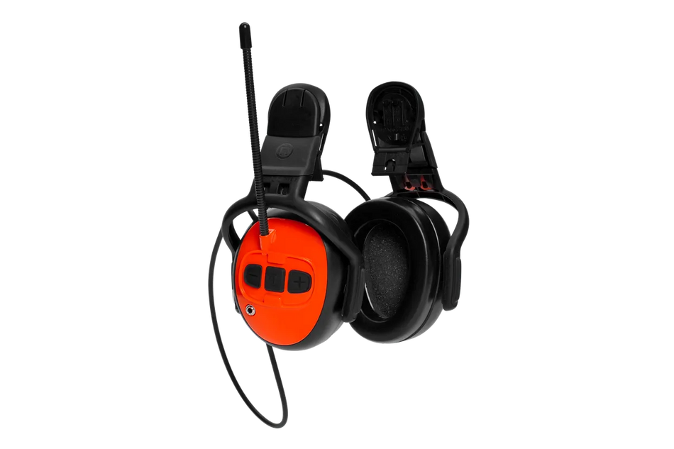 Husqvarna FM Radio Earmuffs - New hearing protection with FM radio and 3.5 mm audio input (AUX)
