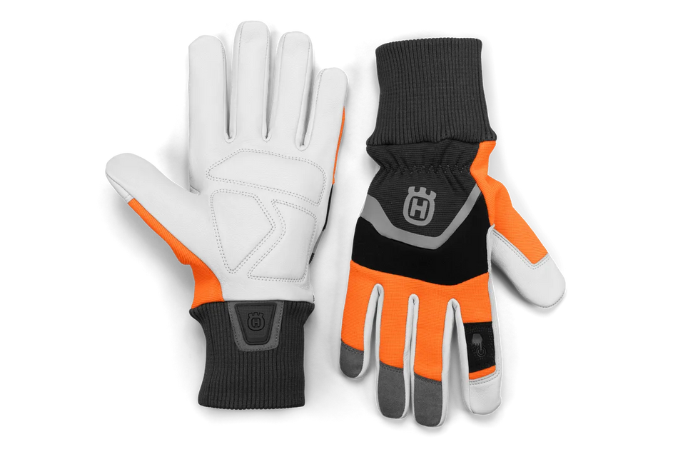 Husqvarna Functional Gloves - Leather gloves for forestry work.