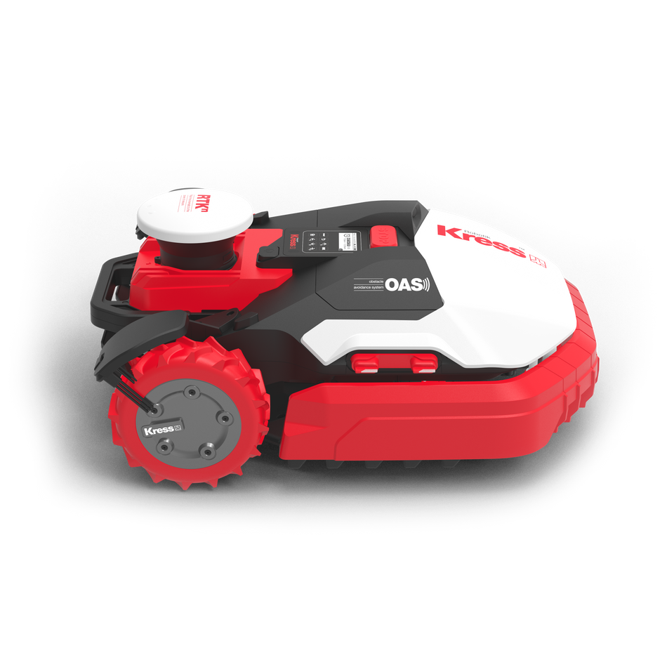 Kress KR237E.1 Mission Mega RTKn 28000 Robot Mower - Advanced robotic mower for lawns up to 36000m², RTKn tech, OAS, no wires!