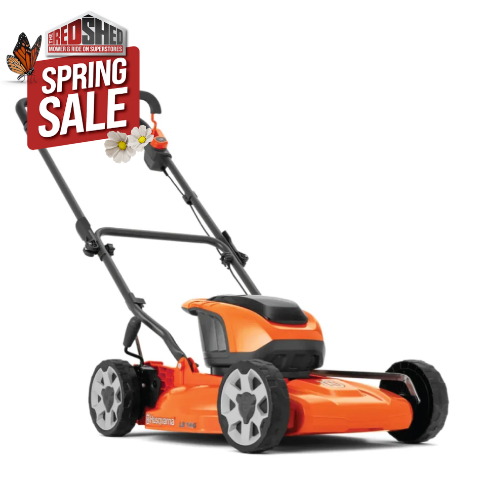 Husqvarna LB144i Battery Lawn Mower - Battery-powered push lawn mower for small-to-midsize lawns.